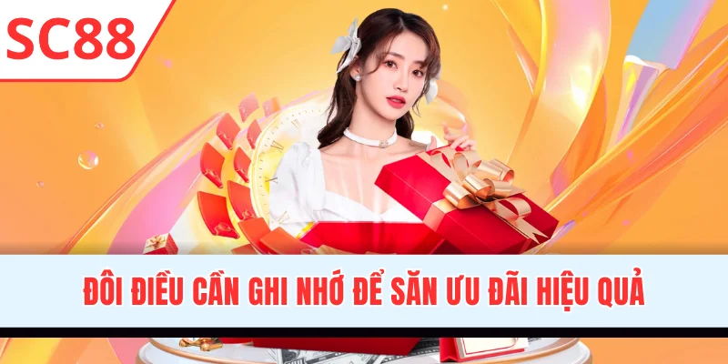 Đôi điều cần ghi nhớ để săn ưu đãi hiệu quả